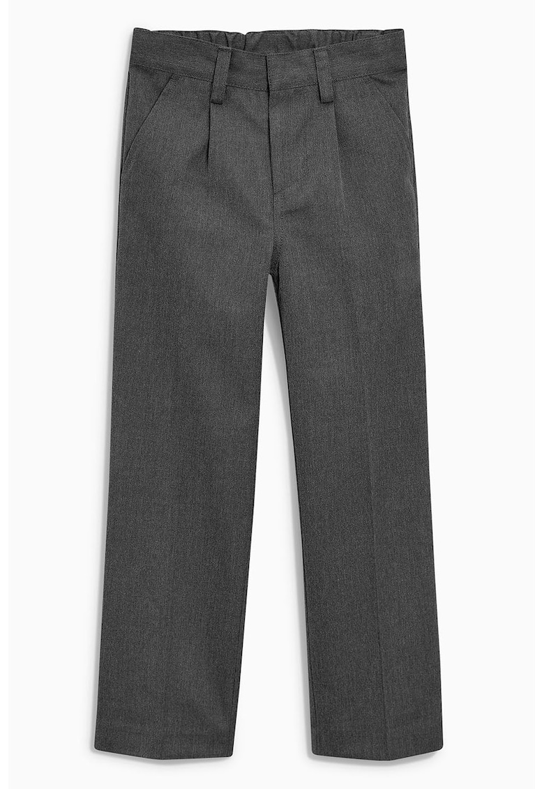 Pantaloni eleganti slim fit cu buzunare oblice