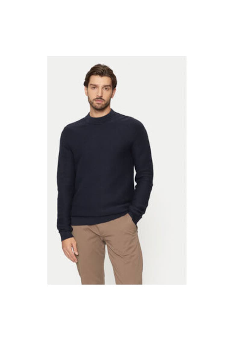 Pulover barbati - 304685071 - Bumbac organic - Albastru Pulover barbati - 304685071 - Bumbac organic - Albastru