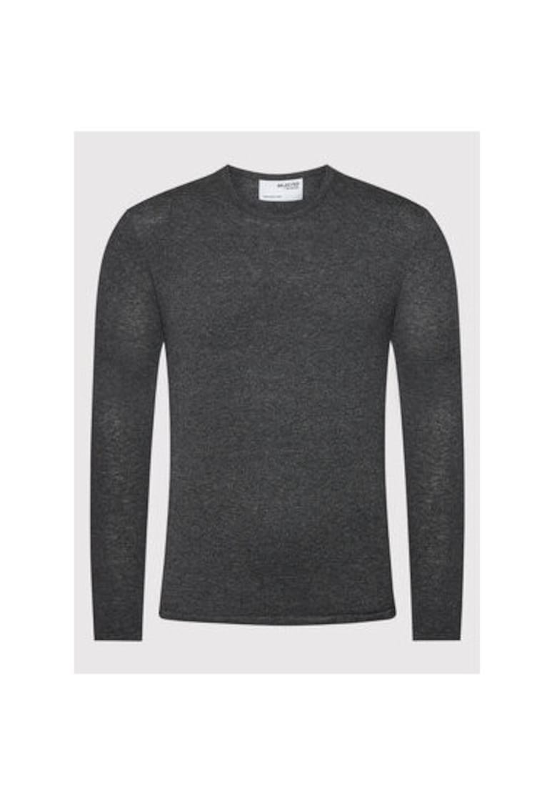 Pulover barbati - 209468656 - Lyocell/Bumbac organic - Gri - Gri