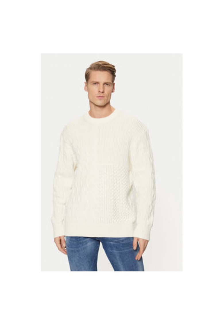 Pulover barbati -  304545993 - Bumbac/Acril - Bej Pulover barbati -  304545993 - Bumbac/Acril - Bej