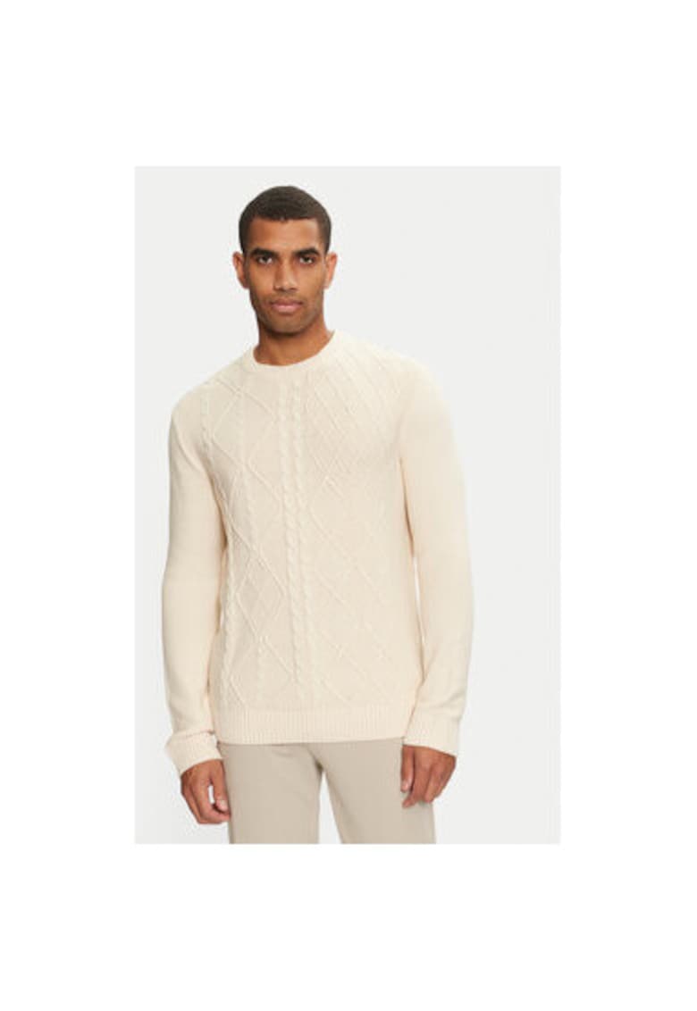 Pulover barbati -  304210891 - Bumbac/Acril - Bej