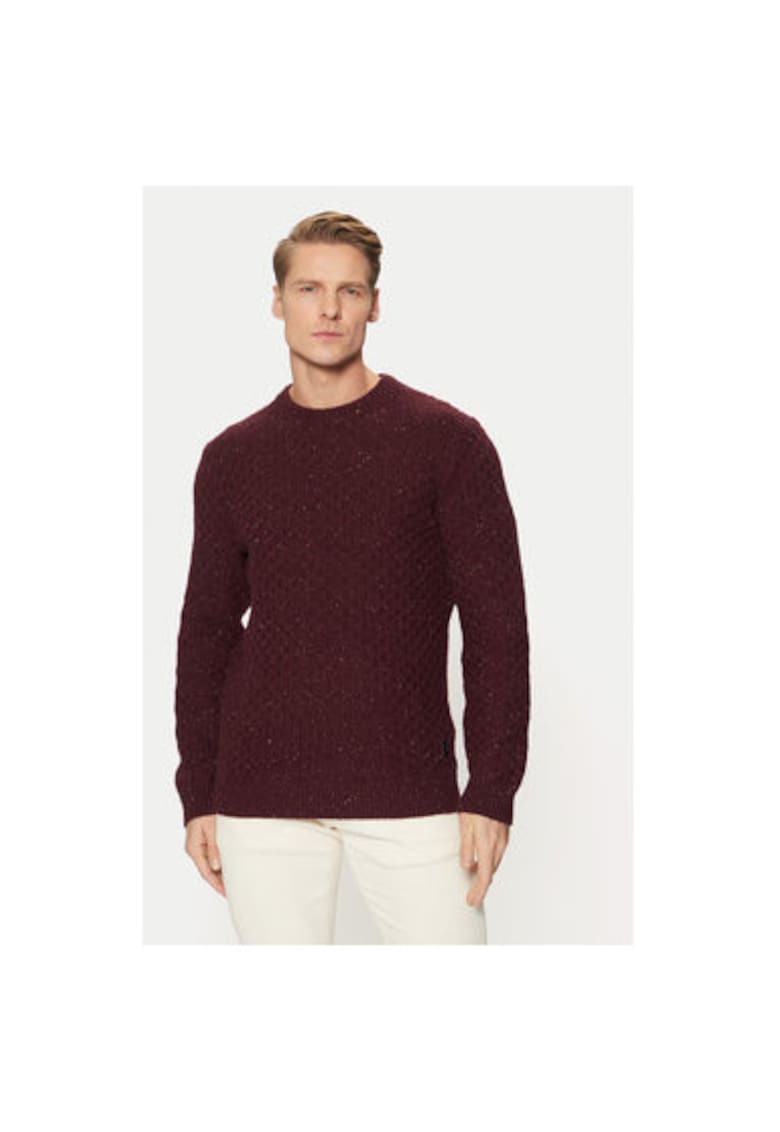 Pulover barbati -  304546051 - Bumbac/Poliester/Poliamida - Rosu