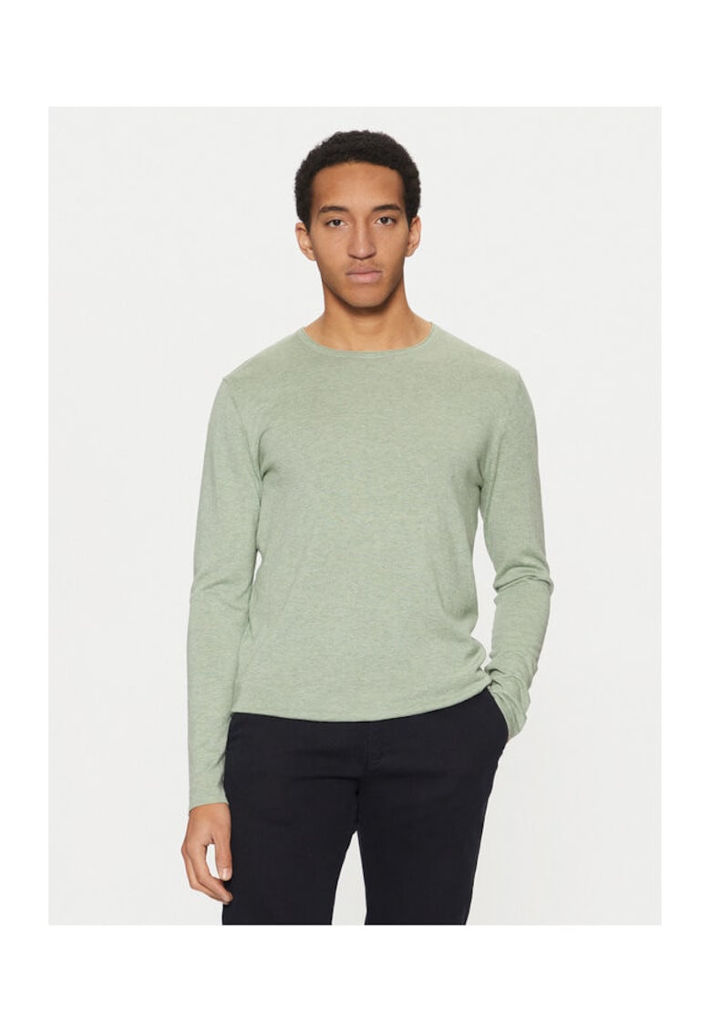 Pulover barbati - 304704536 - Tencel/Bumbac organic - Verde - Verde