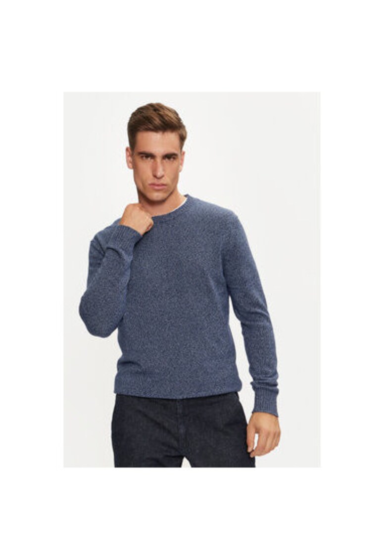 Pulover barbati - 304268014 - Nylon/Viscoza/Lana - Albastru