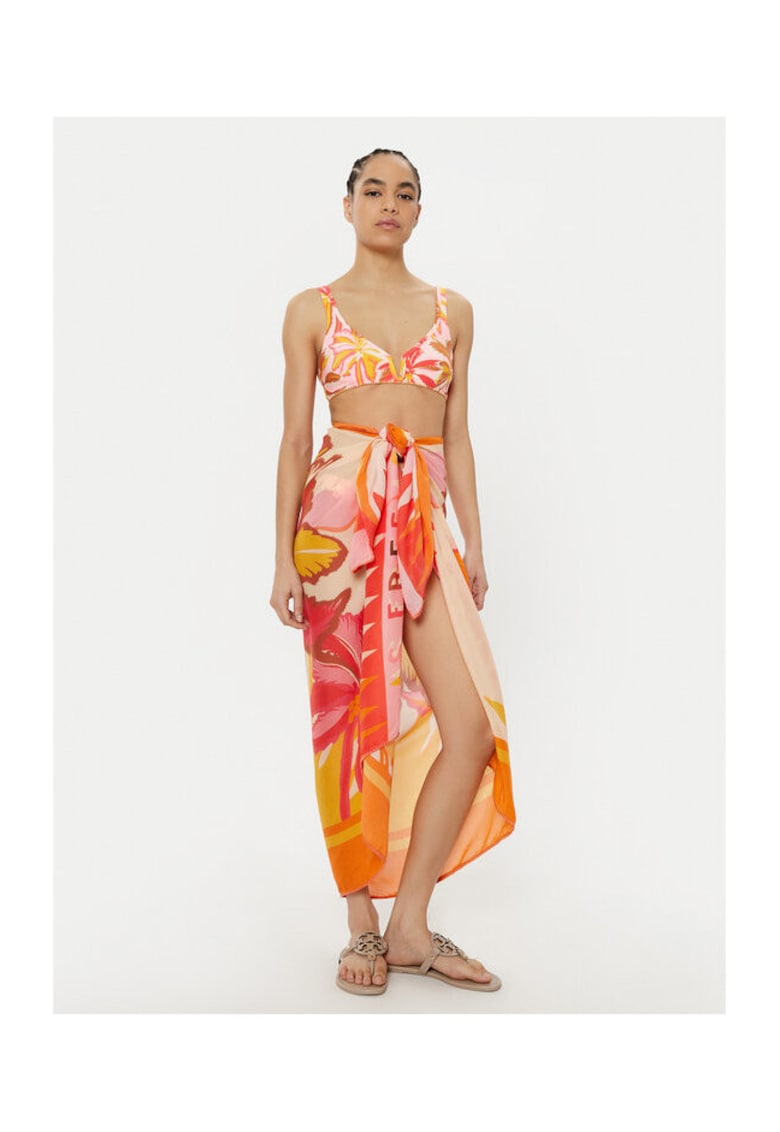 Pareo dama - 305166166 - Viscoza - One Size INTL - Portocaliu