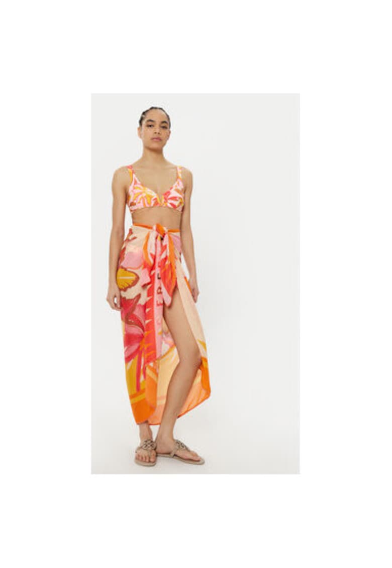 Pareo dama -  305166166 - Viscoza - One Size INTL - Portocaliu