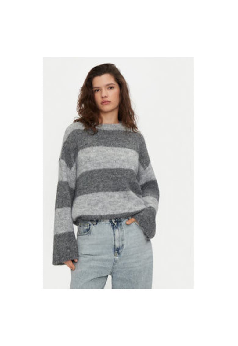 Pulover dama - 304517457 - Poliester reciclat/Nylon - Gri Pulover dama - 304517457 - Poliester reciclat/Nylon - Gri