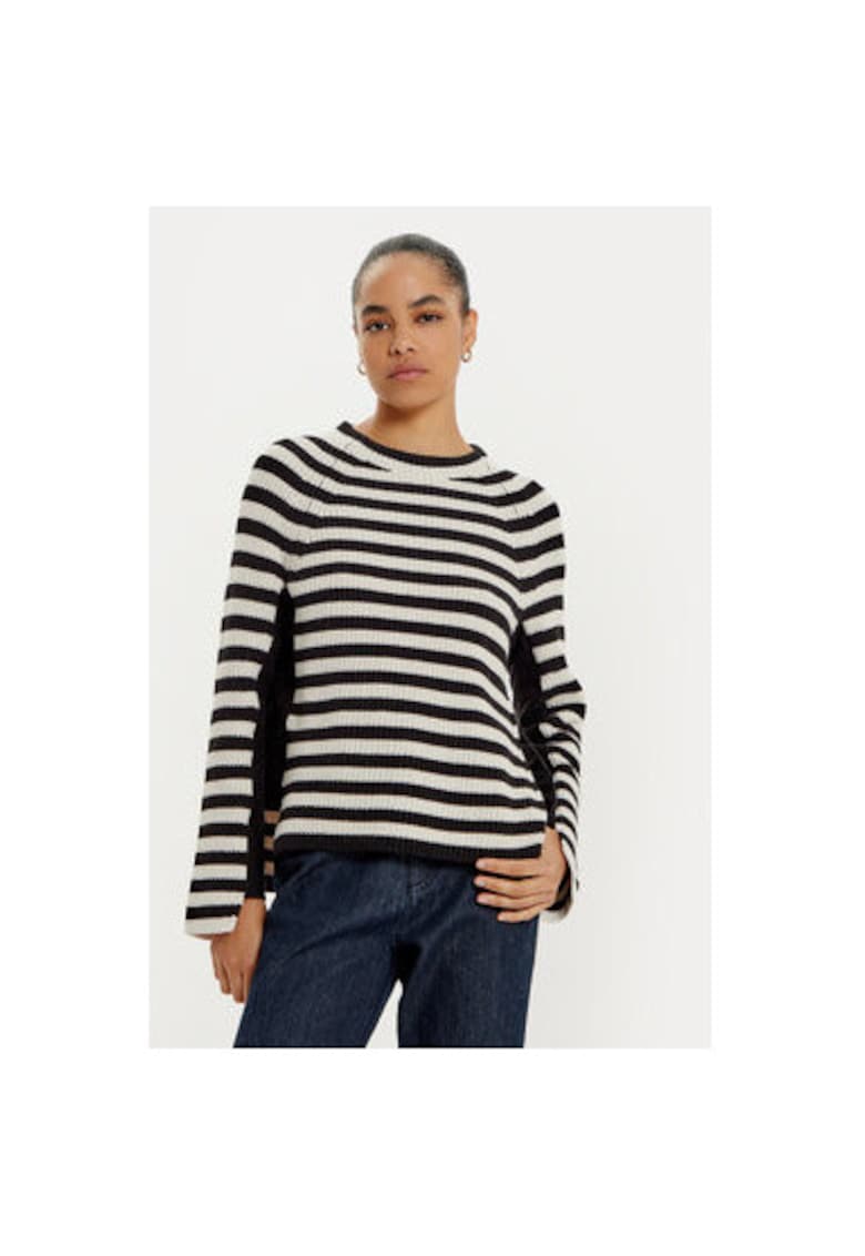 Pulover dama -  304524561 - Bumbac - Negru