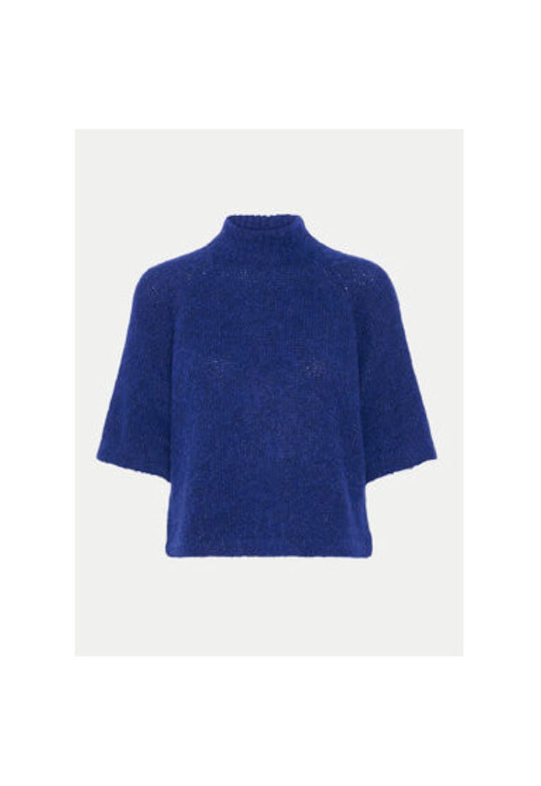 Pulover dama -  304752087 - Poliester reciclat/Acril - Albastru