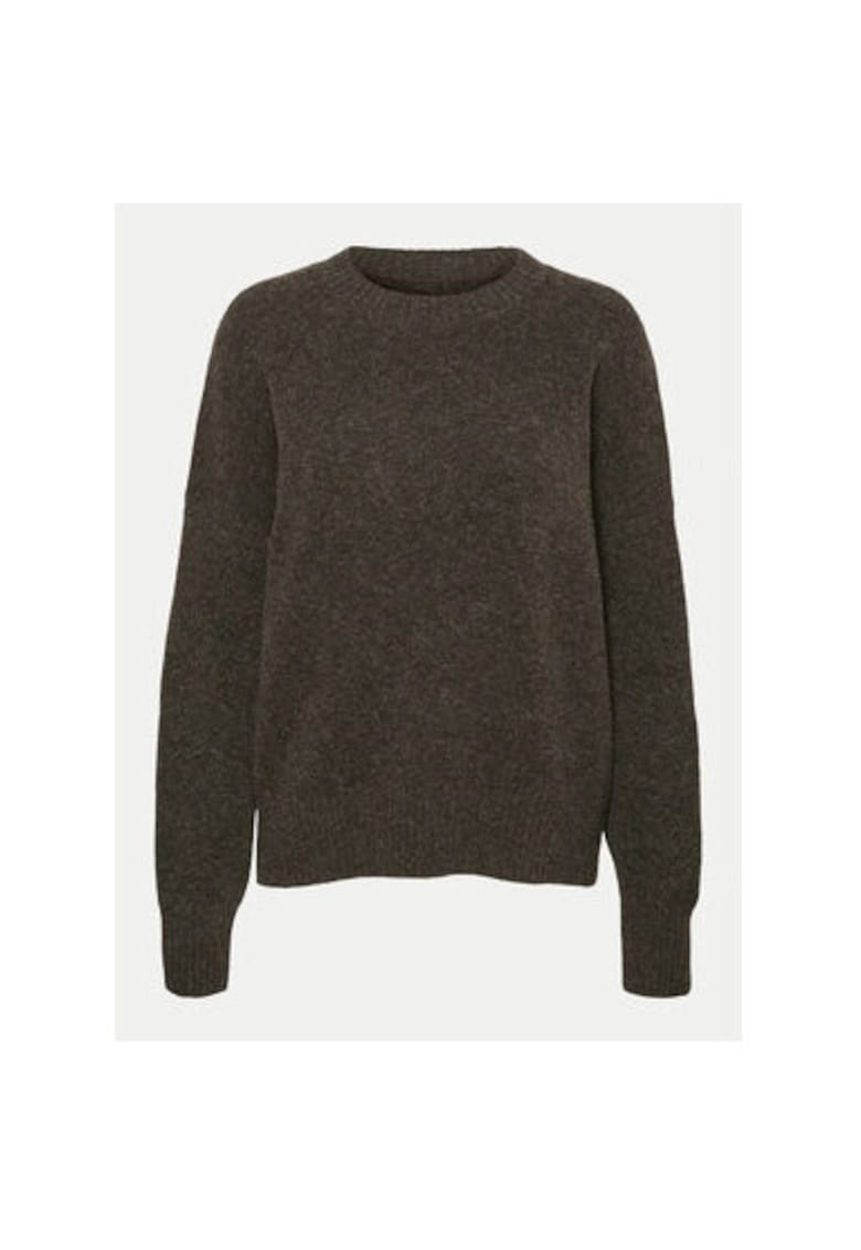 Pulover dama -  304511141 - Poliester reciclat/Poliester - Maro