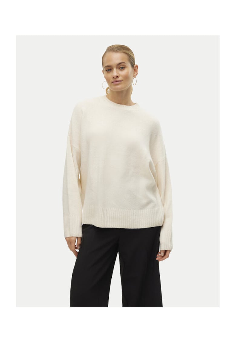 Pulover dama - 304511103 - Poliester reciclat/Poliester - Bej - Bej