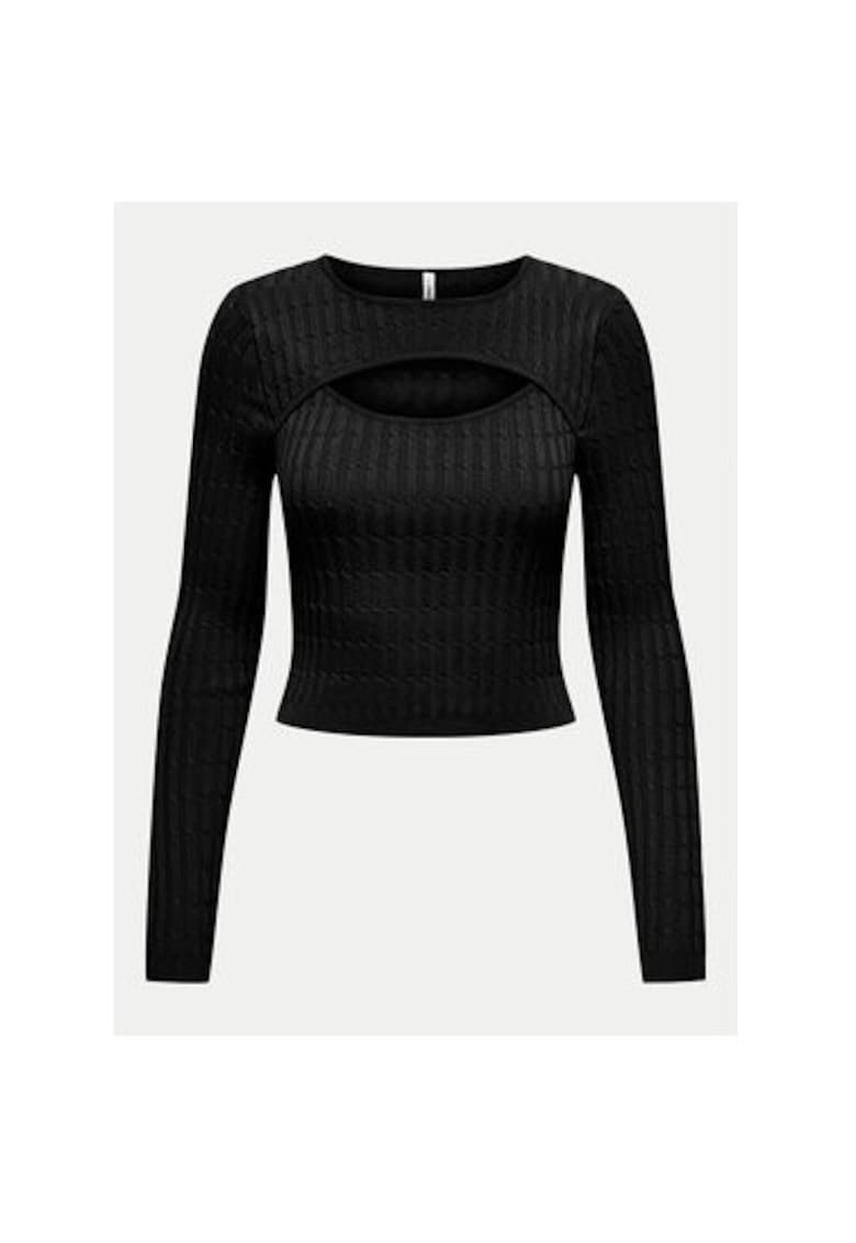 Pulover dama -  304784866 - Viscoza/Poliamida - Negru