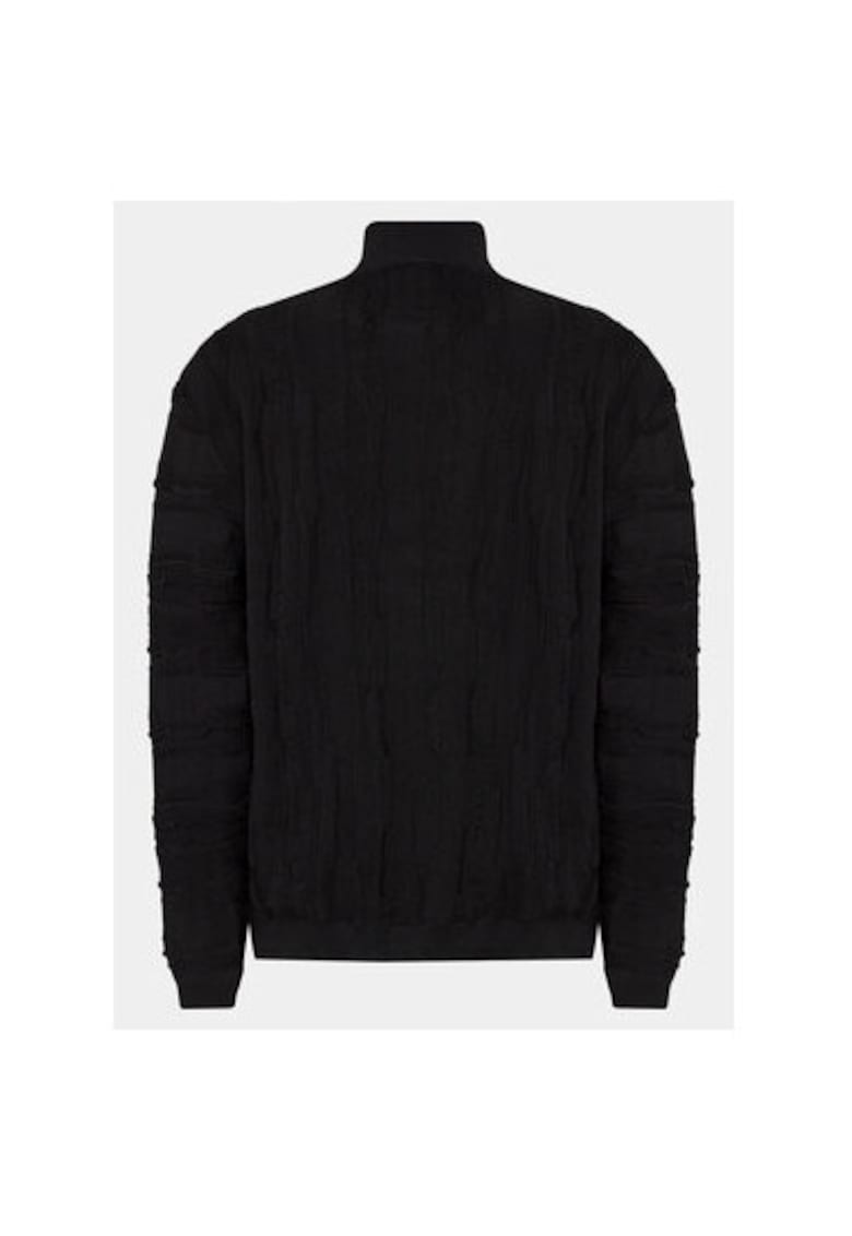 Pulover barbati - 303366339 - Bumbac/Bumbac - Negru