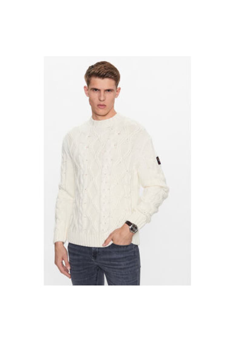 Pulover barbati - 303015336 - Lana - Bej Pulover barbati - 303015336 - Lana - Bej