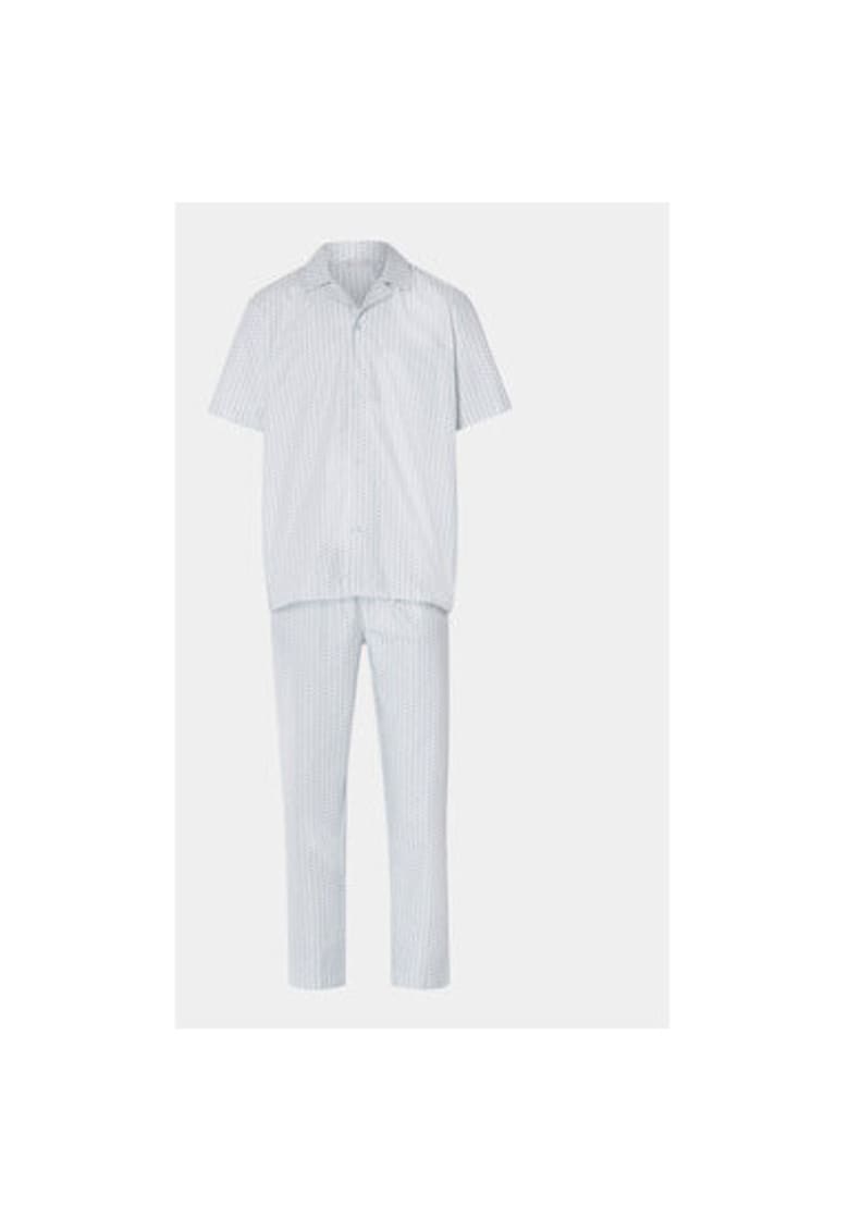 Pijama barbati - 303703417 - Bumbac - Alb Pijama barbati - 303703417 - Bumbac - Alb