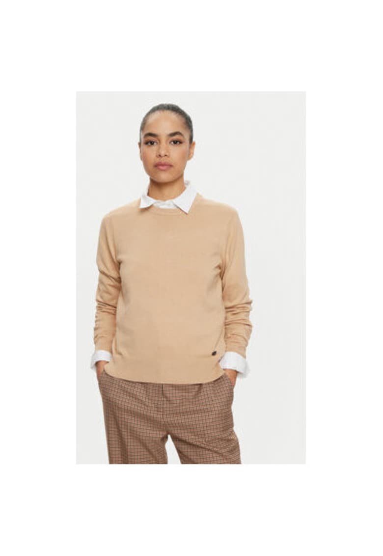 Pulover dama - 304793165 - Viscoza/Nylon - Bej
