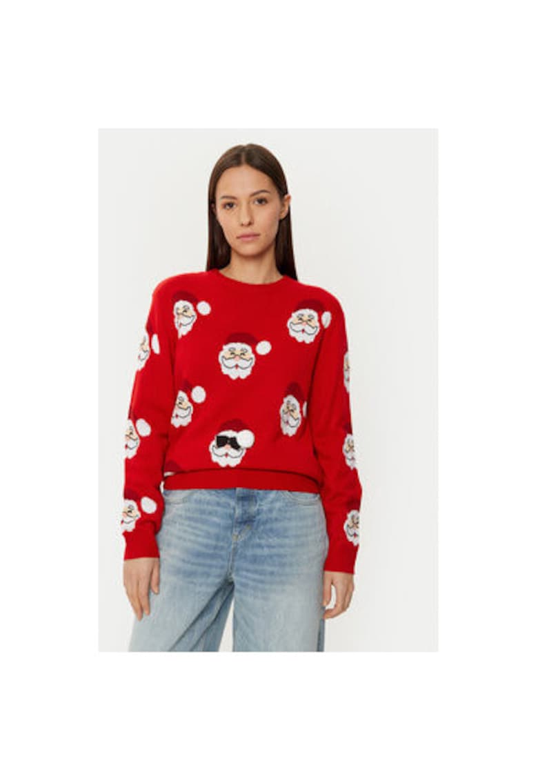 Pulover dama - 305200679 - Acril - Negru Pulover dama - 305200679 - Acril - Negru