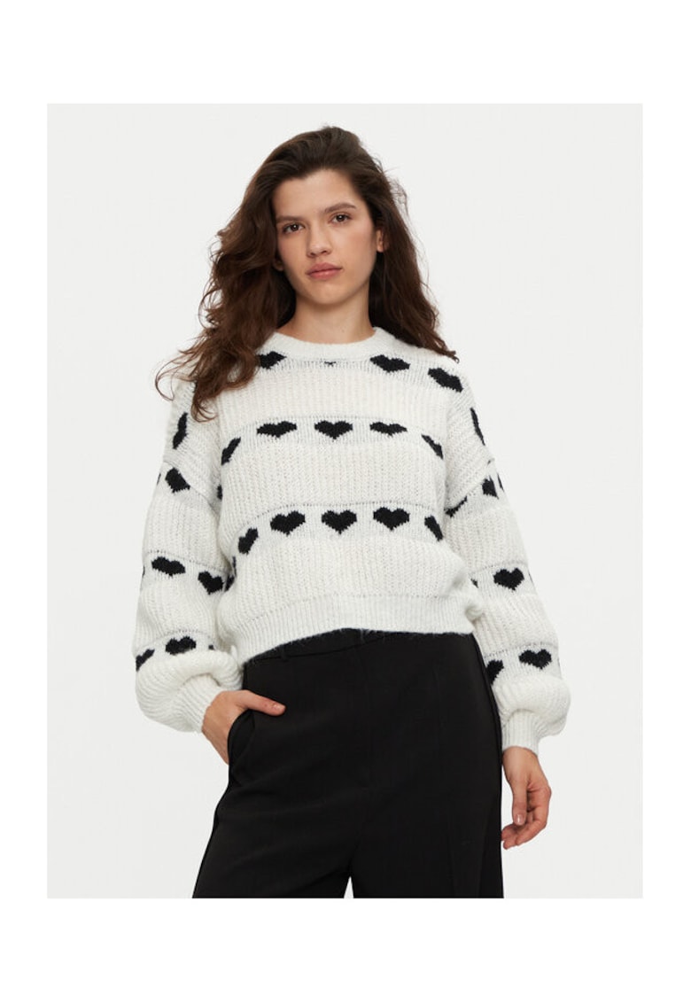 Pulover dama - 304503252 - Poliester reciclat/Poliester - Bej - Bej