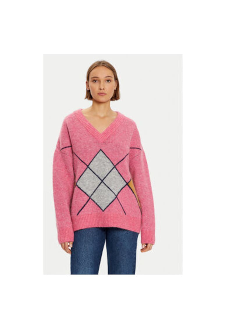 Pulover dama -  304340062 - Acril/Poliester - Roz