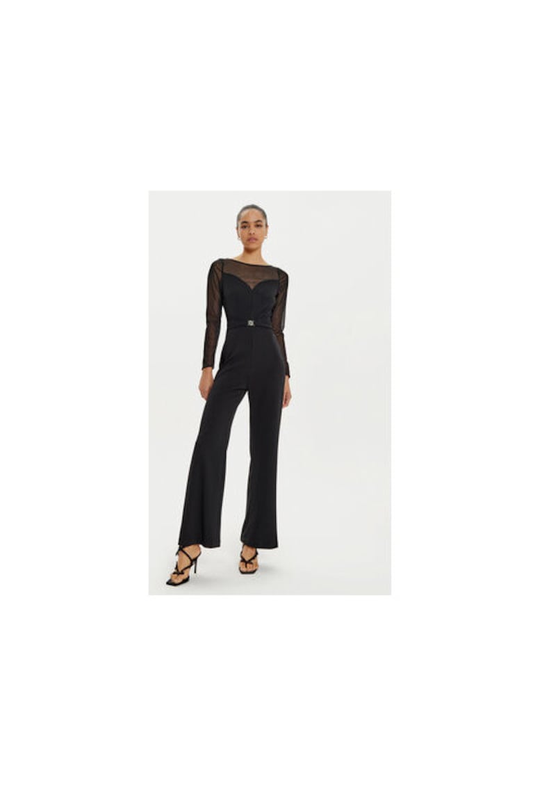 Salopeta dama - 304891113 - Poliester - Negru - Negru
