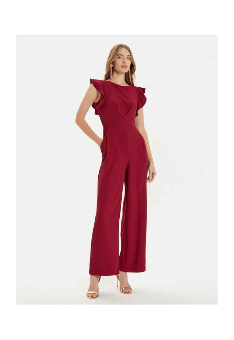 Salopeta dama - 304891038 - Poliester - Rosu - Rosu