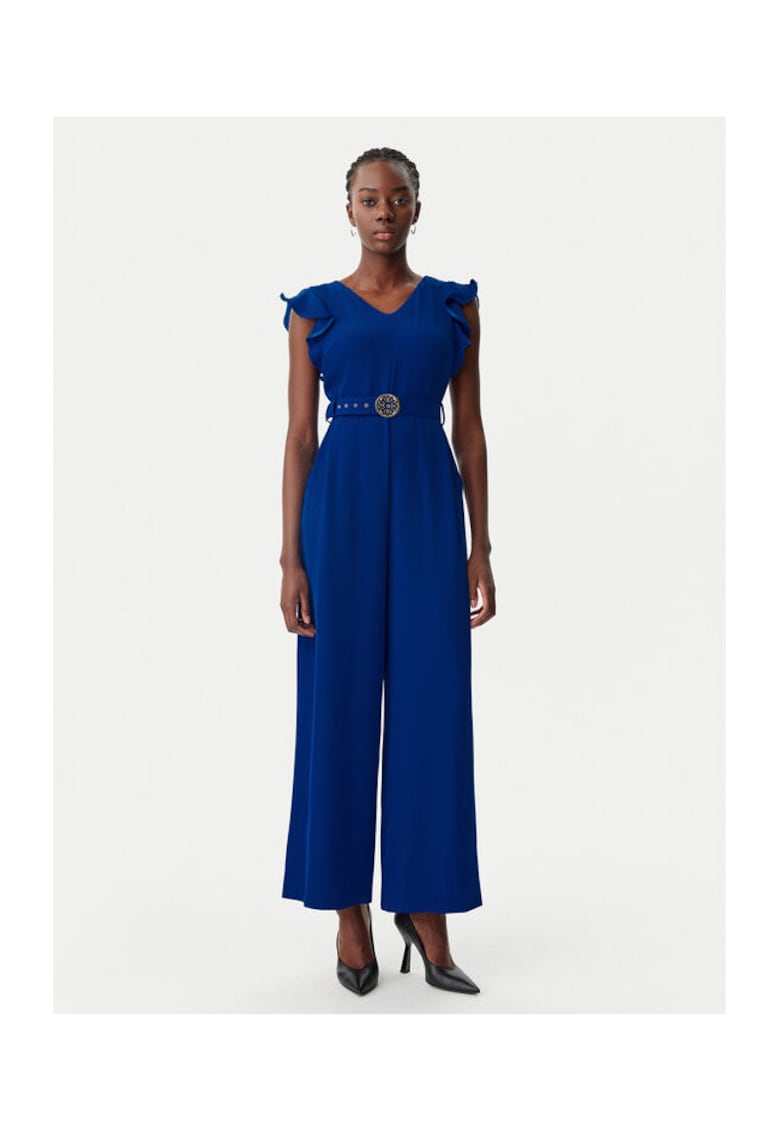 Salopeta dama - 305318152 - Poliester - Albastru - Albastru