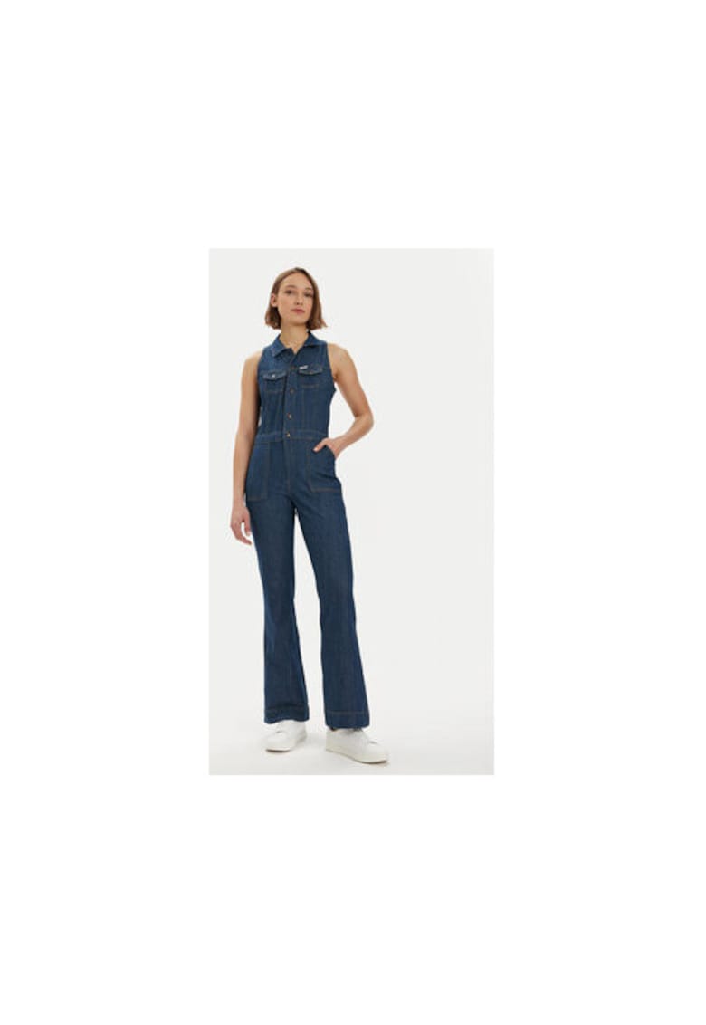 Salopeta dama - 303593452 - Bumbac - Albastru - Albastru