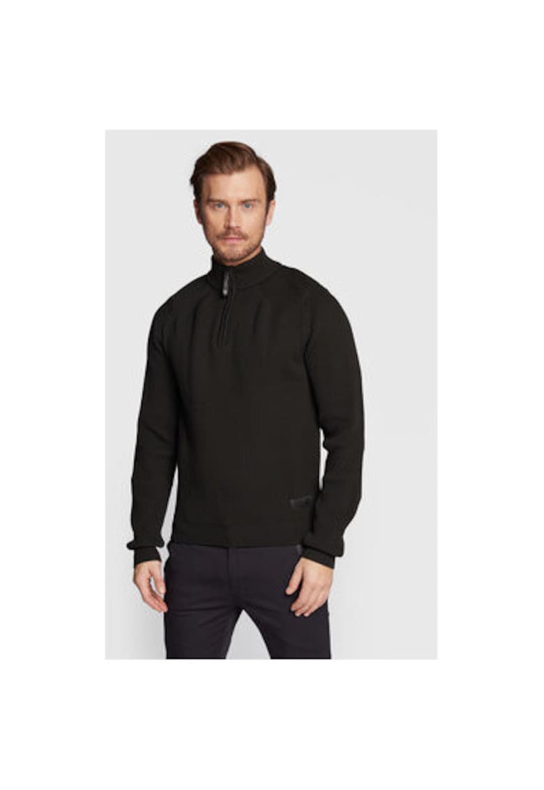 Pulover barbati - 301122906 - Poliester - Negru - Negru