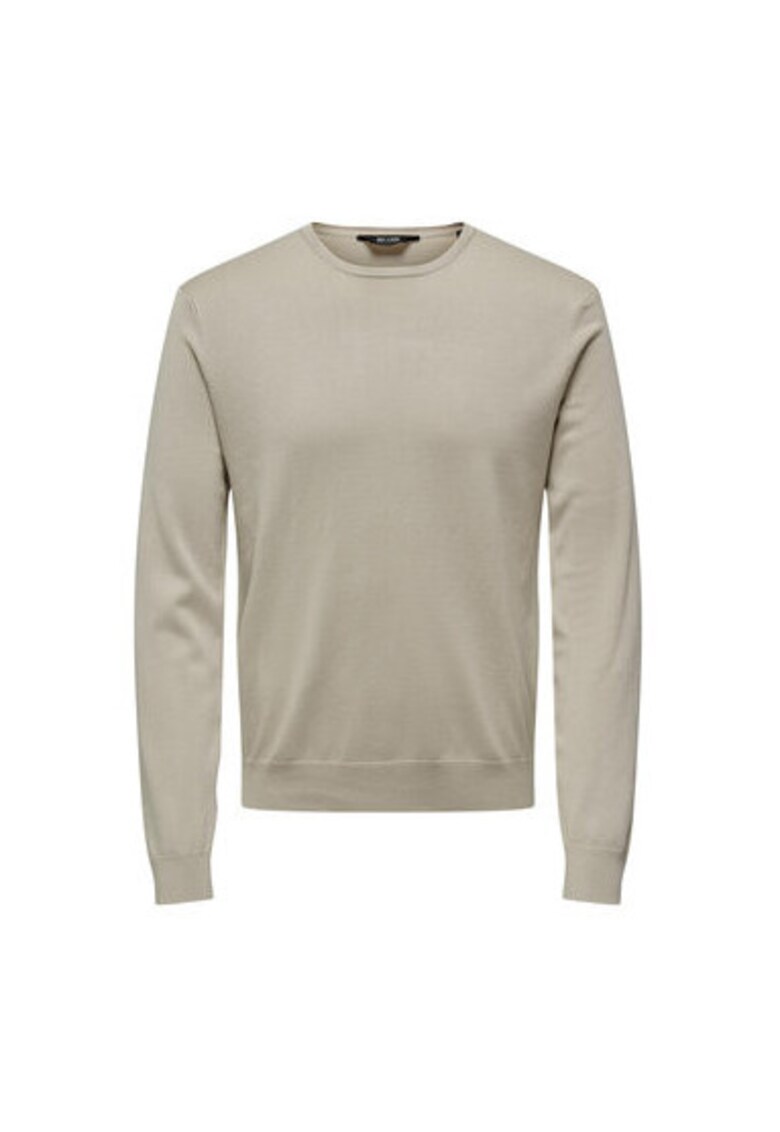 Pulover barbati - 302518890 - Viscoza/Poliester - Bej - Bej