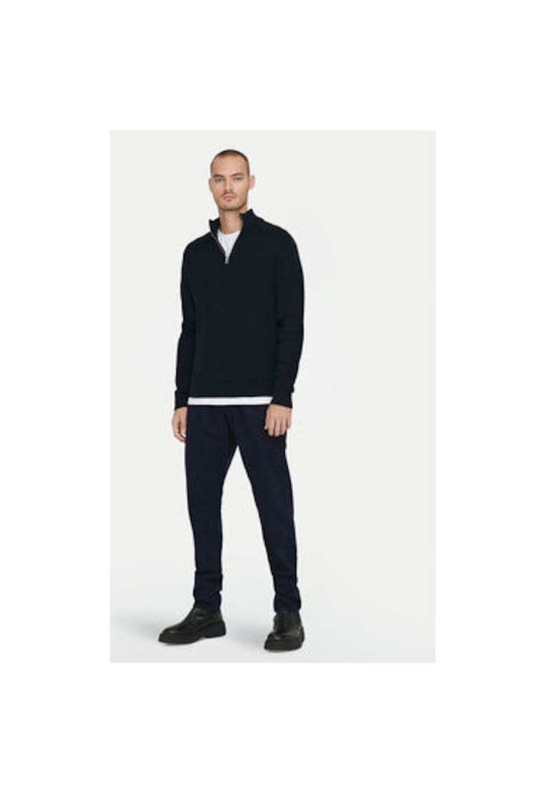 Pulover barbati -  304511677 - Bumbac/Nylon - 2XL INTL - Albastru