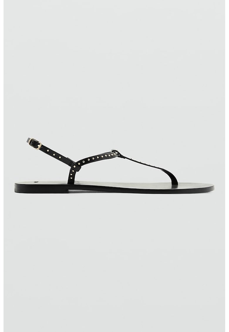 Sandale din piele din piele cu tinte