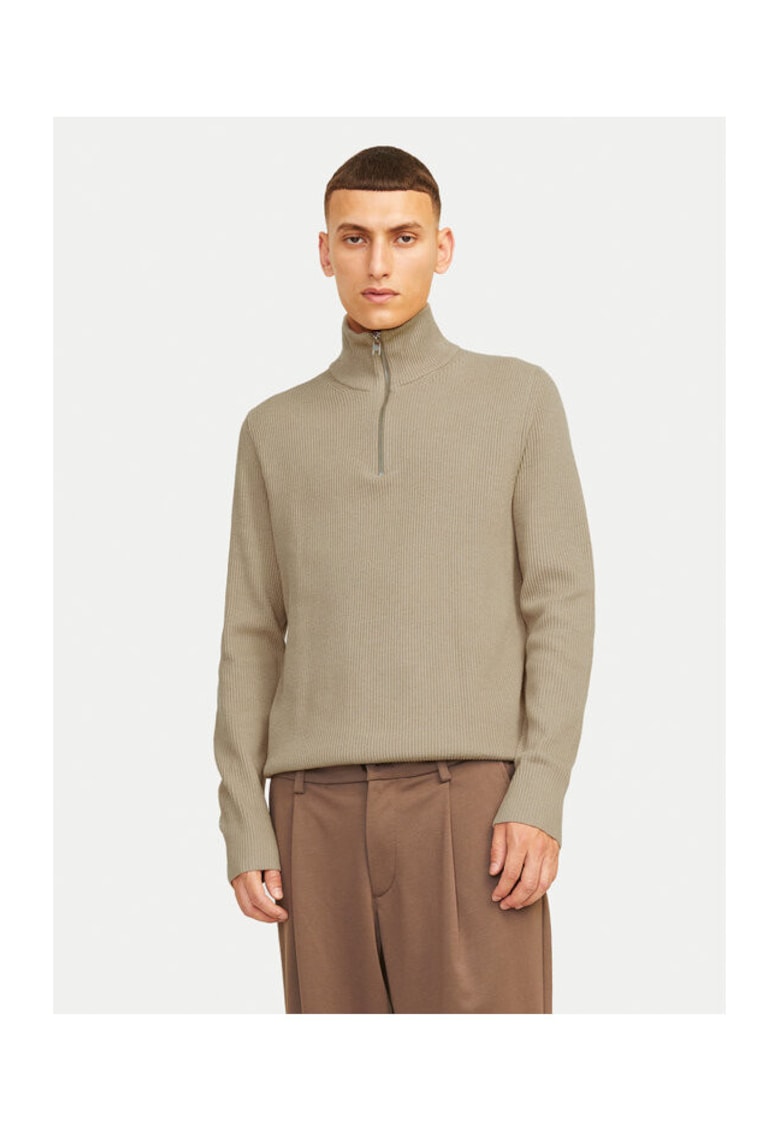 Pulover barbati - 304514159 - Poliester reciclat/Bumbac - 2XL INTL - Bej