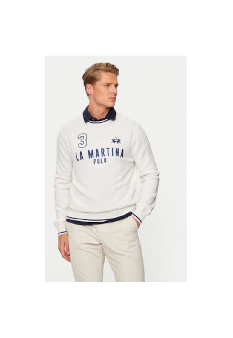 Pulover barbati - 304749582 - Lana/Bumbac - Bej - Bej