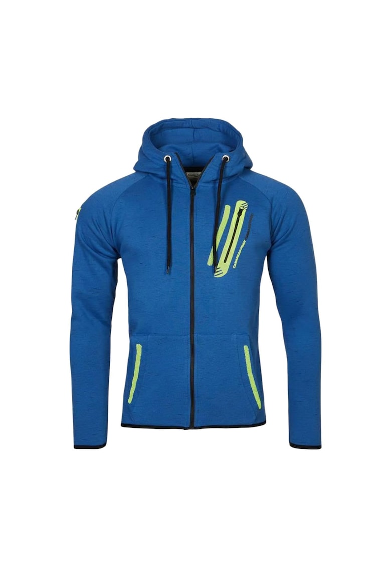 Hanorac cu fermoar si interior de fleece Gunter - Hanorac cu fermoar si interior de fleece Gunter -