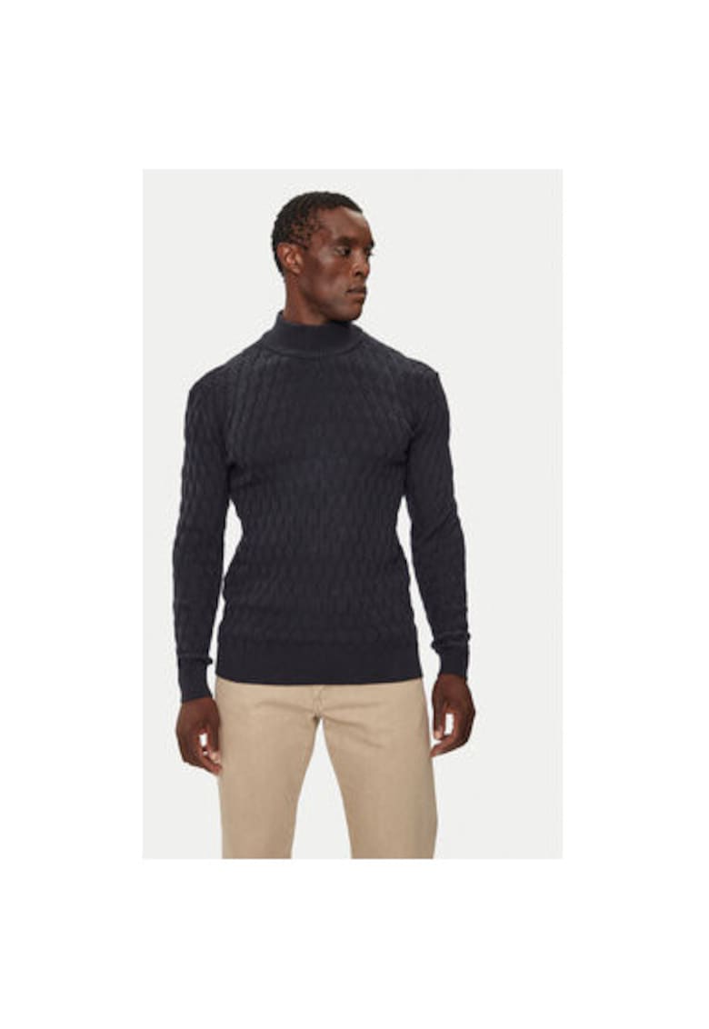 Pulover barbati - 304420788 - Bumbac/Poliamida - Albastru Pulover barbati - 304420788 - Bumbac/Poliamida - Albastru