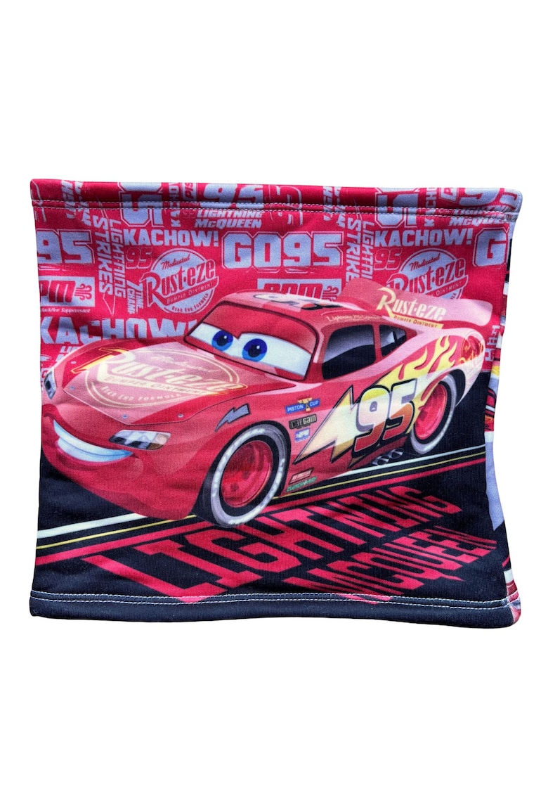 Fular copii Cars - poliester/elastan - rosu - marime universala
