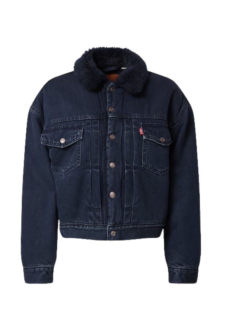 Geaca sherpa din denim New Heritage - Geaca sherpa din denim New Heritage -