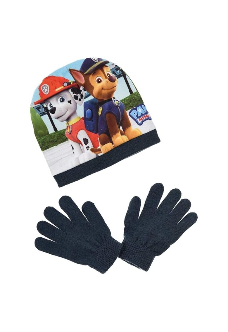 Set Caciula si Manusi albastru Set Caciula si Manusi albastru
