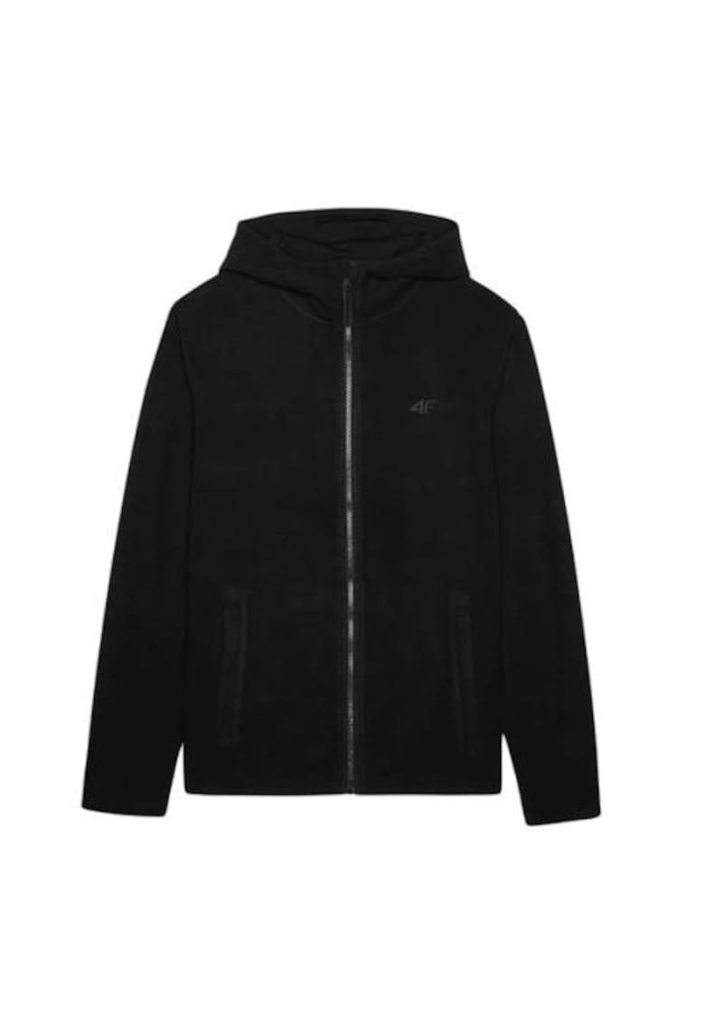 Hanorac sport barbati WMM00TFLEM290 - 4F - Fleece - Negru