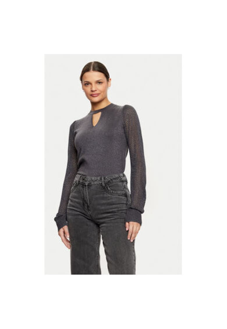 Pulover dama - 304486067 - Viscoza/Poliester - Gri