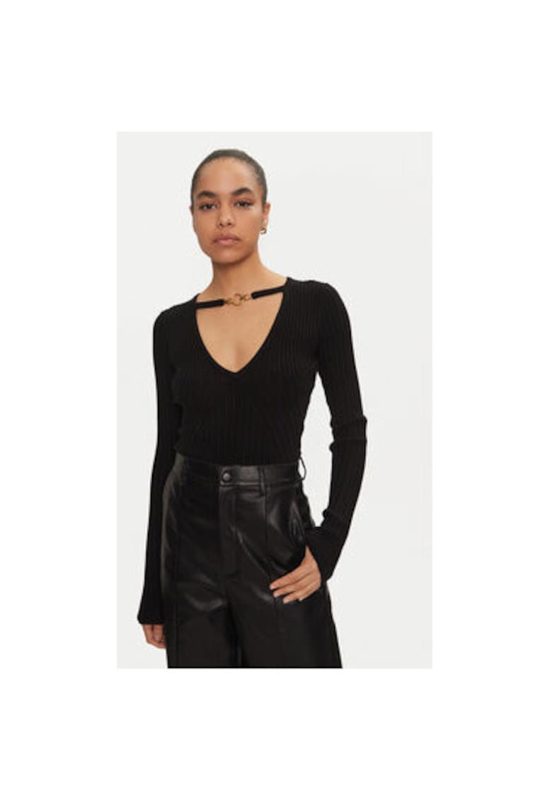 Pulover dama -  304381485 - Viscoza/Poliester - Negru