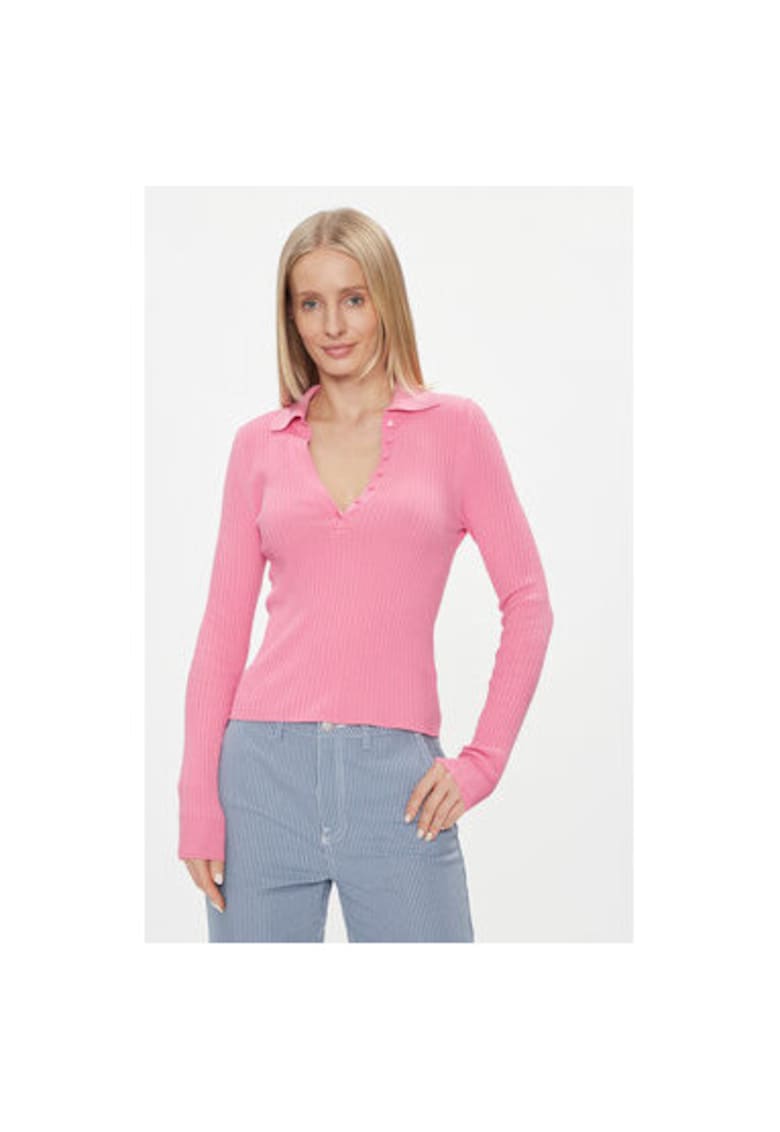 Pulover dama - 303068240 - Viscoza/Nylon - Roz