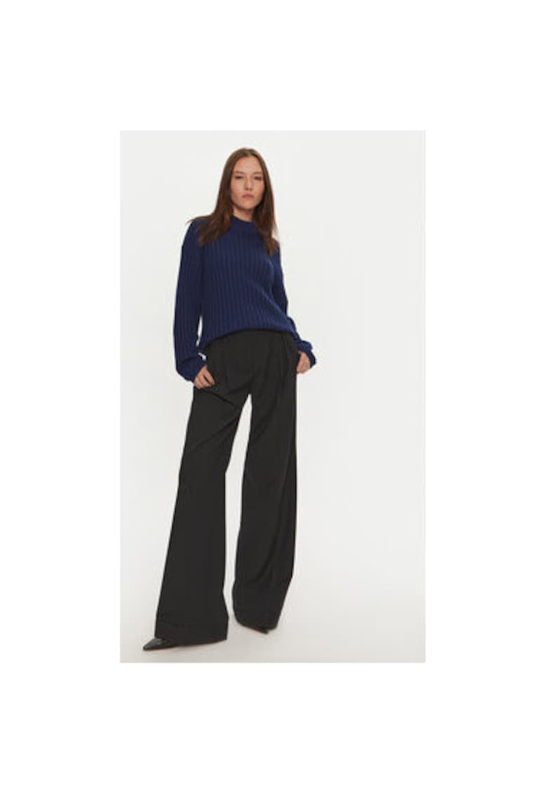 Pulover dama - 304752100 - Bumbac/Acril - Albastru Pulover dama - 304752100 - Bumbac/Acril - Albastru