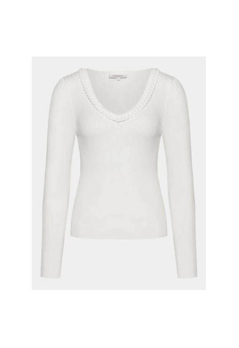 Pulover dama - 303917432 - Viscoza/Poliamida - Bej