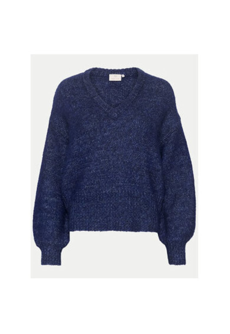 Pulover dama -  304751899 - Acril/Poliester reciclat/Poliamida - Albastru