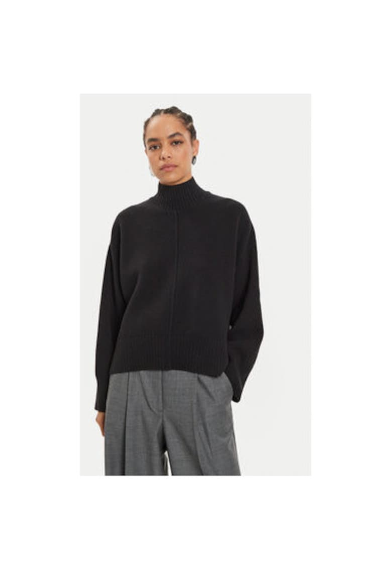 Pulover dama -  304213335 - Lana merinos - Negru