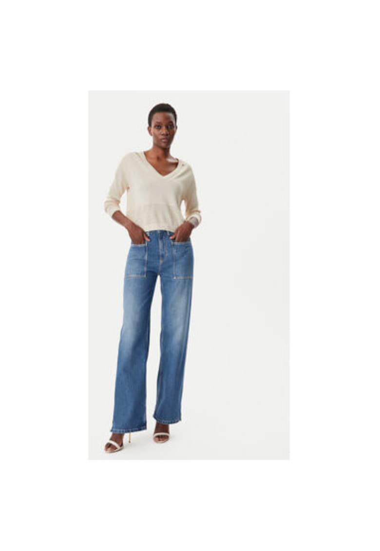 Pulover dama - 305244680 - Viscoza/Poliester - Bej - Bej