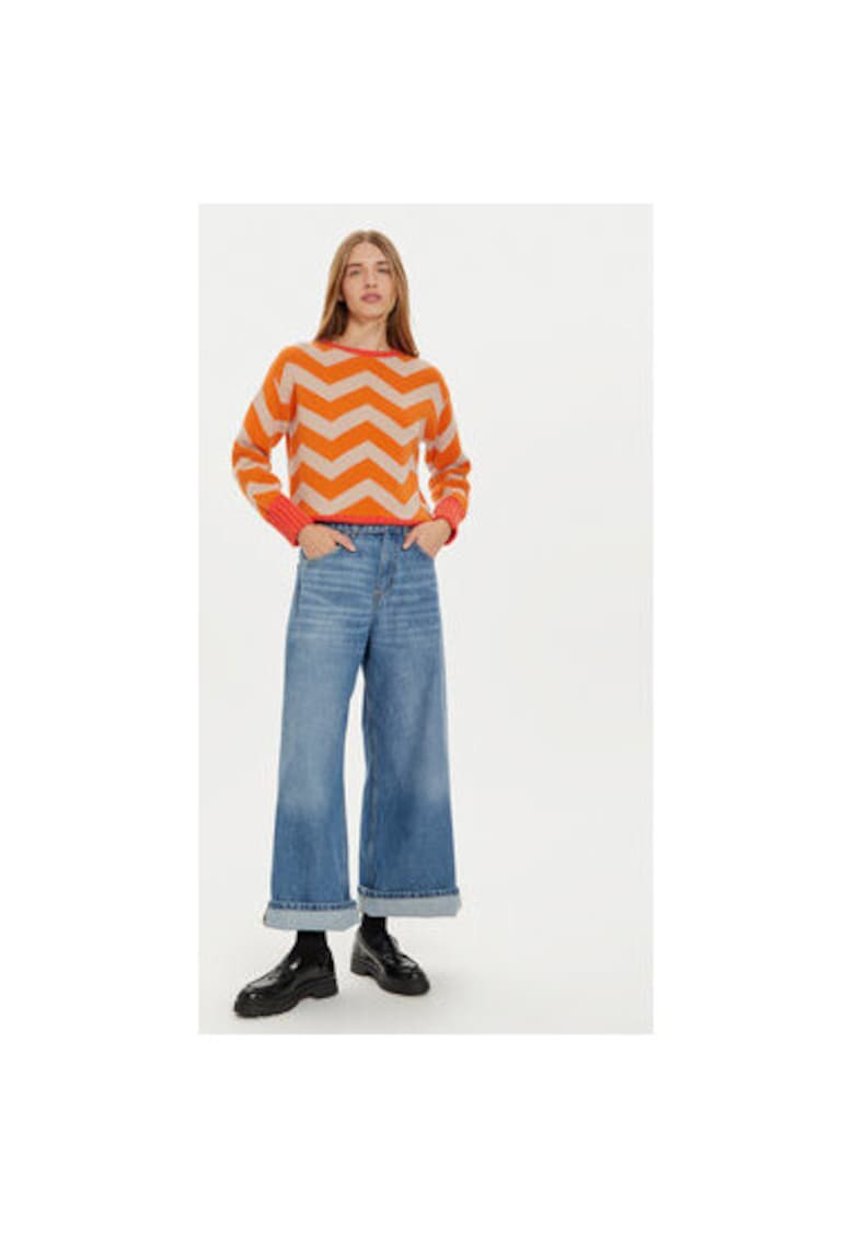 Pulover dama - 304474590 - Viscoza/Poliester/Poliamida - Bej - Bej