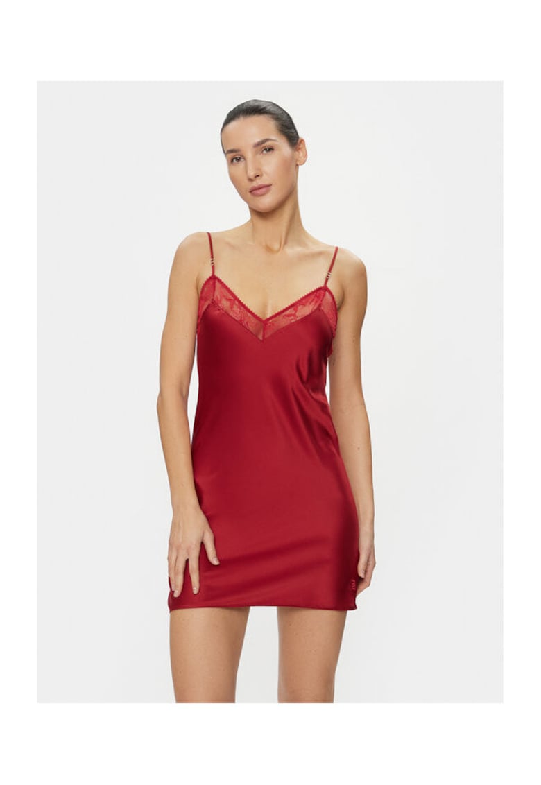 Camasa de noapte dama - 303814915 - Poliester - Negru