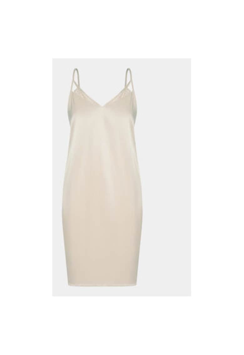 Camasa de noapte dama - 303806804 - Viscoza - Bej